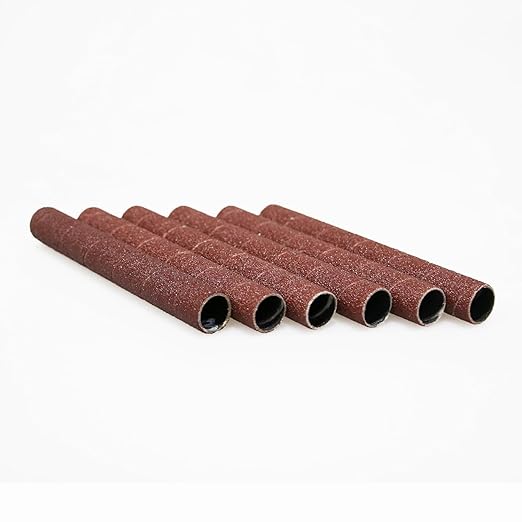 Dark Stone Sanding Sleeves for Spindle Sander 4-1/2" Length (100 Grit, 1/2“)