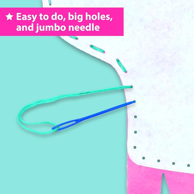KRAFUN Unicorn Beginner Sewing Kit - Image 4