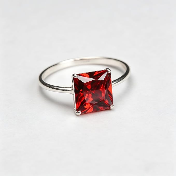 Ruby Red Cubic Zirconia Loose Beads Unset - Image 7