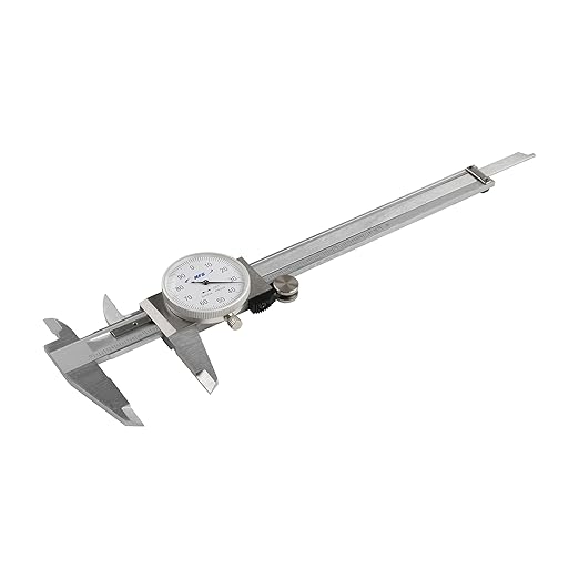 HFS(R) 0-6" Imperial Calipers; 4 Way Dial Caliper 0.001" Shock Proof New; Plastic Case