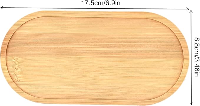 4PCS Mosaic Bamboo Coasters for Crafts, Blank Base Trays, Drinking Cup Coaster - Image 2