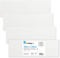 KINGART Stretched White Canvas Set – Panoramic Rectangle, 10x30 Inch, Triple by KINGART