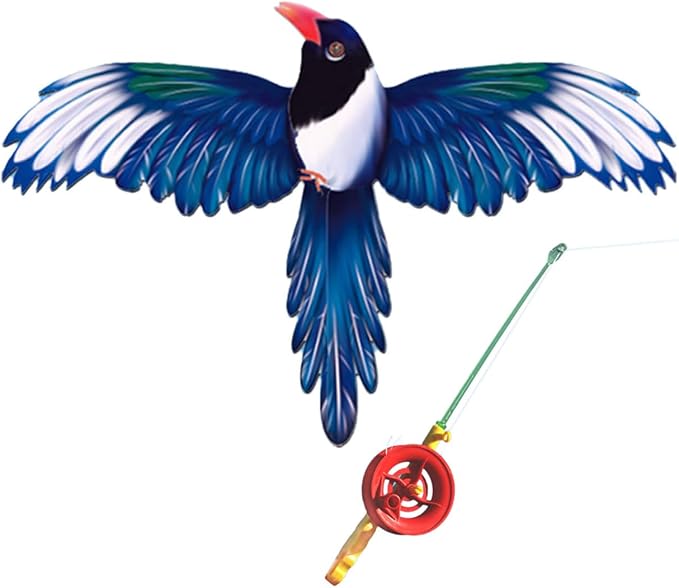 Dynamic Kites 3D Fishing Rod Line Kites Kites Easy Flying Toy Frameless Kites by Unknown