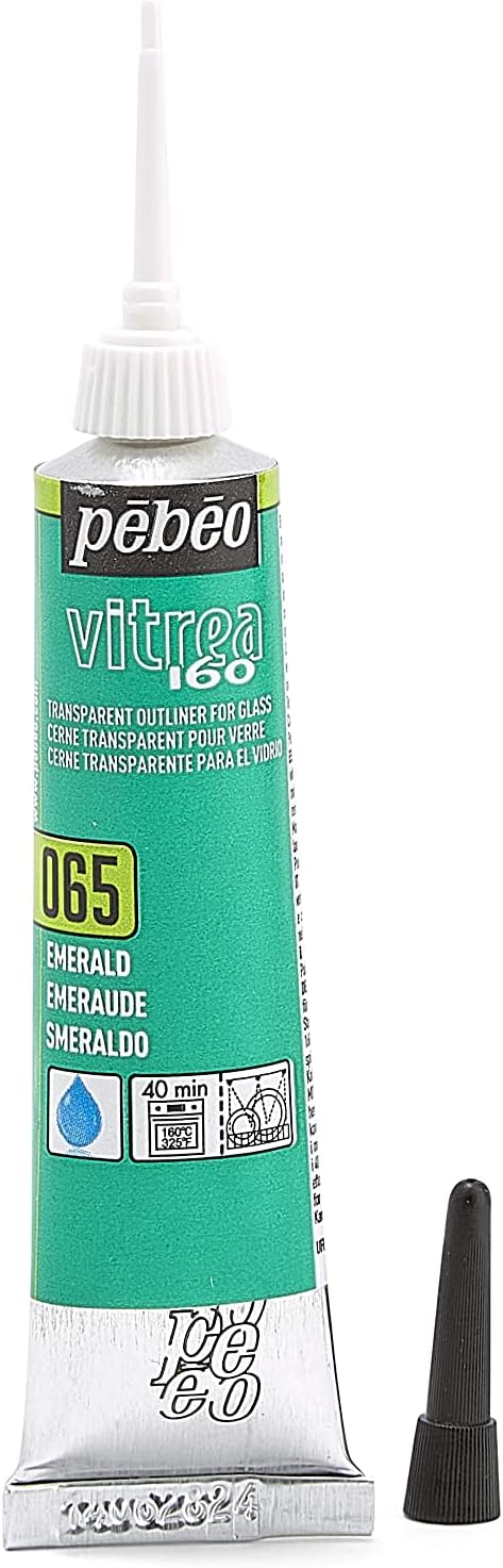 Pebeo Vitrea 160, Glass Paint Outliner, 20 ml Tube - Image 12