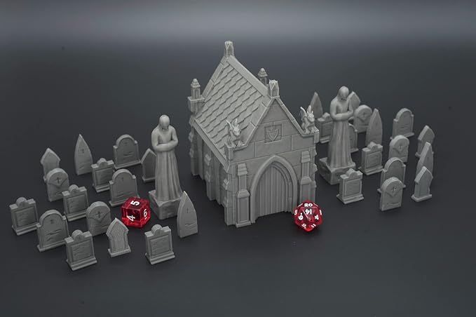 EnderToys Mausoleum Graveyard Scene - Image 2