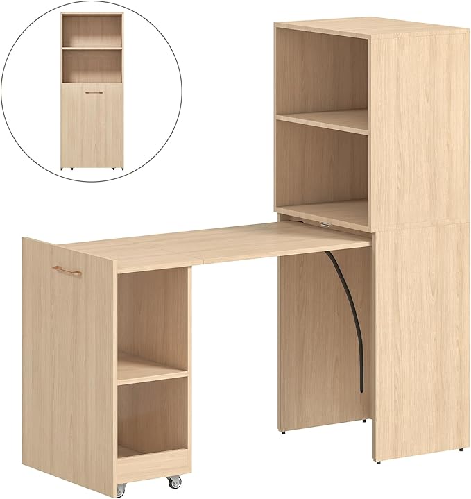 Zevemomo Folding Desk, Convertible Table - Image 7
