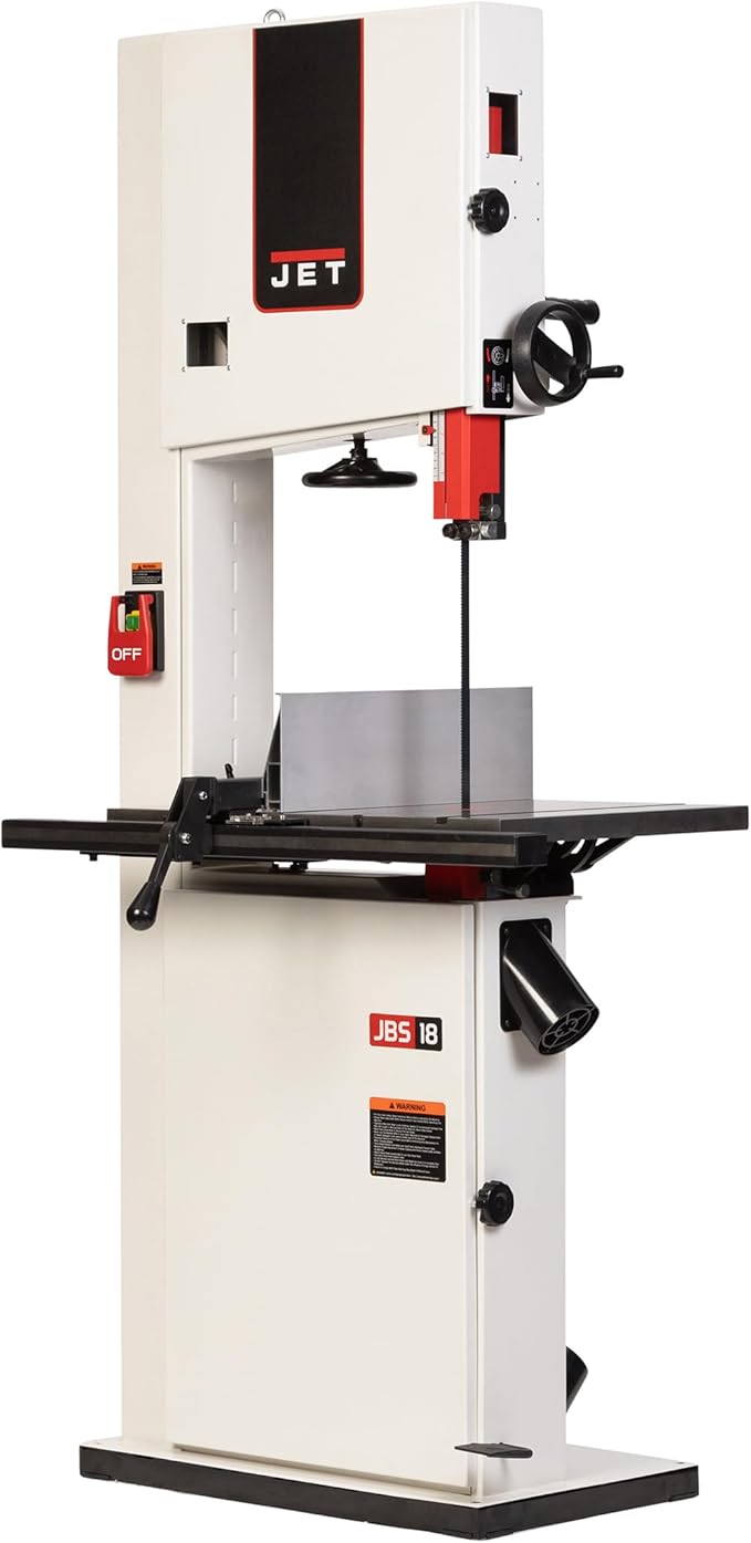 JET 18-Inch Woodworking Bandsaw, 1-3/4 HP, 115V 1Ph (Model JWBS-18SFX)