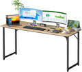 PayLessHere | 63 Inch Computer Desk | Nature | Office Desk by PayLessHere