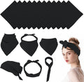 Suhine 100% Cotton Solid Bandanas Blank Bandanas Multifunctional Headband Scarf by Suhine