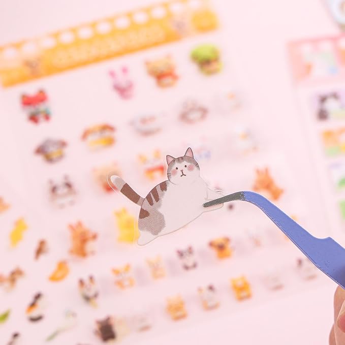 Girl's Cute Sticker Book, Cartoon Pet Theme - Image 6