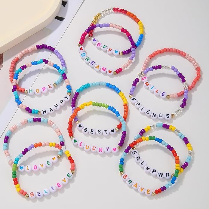 Heishi Surfer Clay Bead Bracelets Set - Image 4