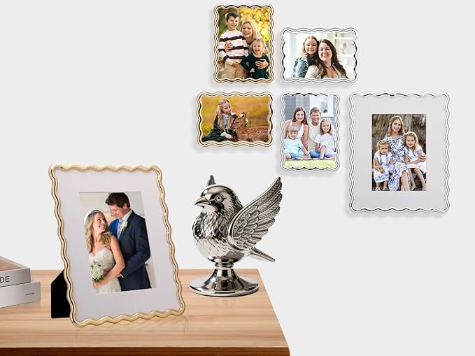 Silver 8x10'' Heavy-Duty Zinc Alloy Photo Frames - Image 5