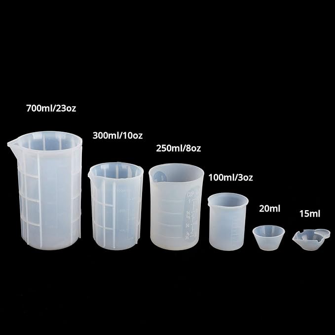 Gartful 15PCS Silicone Measuring Cups Set, Mixing Cups - Image 2