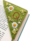 MOTEERLLU Personalized Hand Embroidered Corner Bookmark by MOTEERLLU