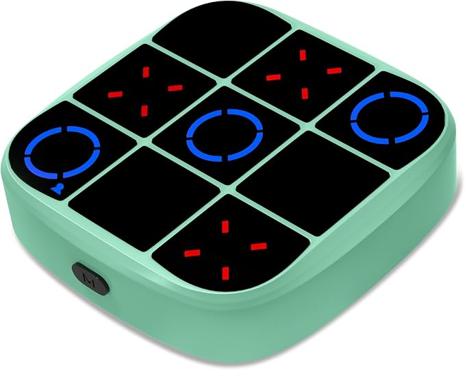 Tic-Tac-Toe Bolt Game, 4-in-1 Handheld Puzzle Games Console, Electronic by KOQQQ-TicTacToeBoltGame