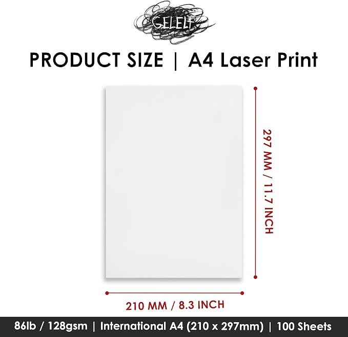 A4 Laser Print Paper 100 Sheets - Image 3