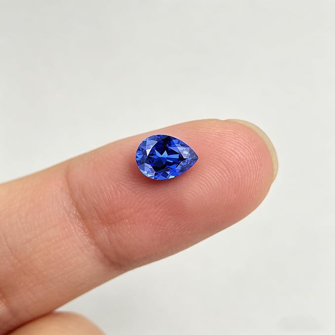 AierCrystal Royal Blue Deep Blue Sapphire Color Cubic Zirconia Loose Beads - Image 3