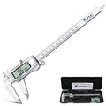 Kynup Digital Caliper 8 inch, Measuring Tool, Caliper Sets, Stainless Steel, Full Turn Off,Switch from Inch Metric Fraction, Micrometer Digital for Household, DIY(200MM)