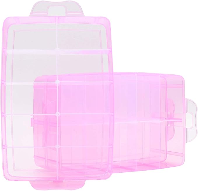 Sooyee Bead Organizer, 3-Tier Craft Organizers and Storage, Stackable Storage - Image 7