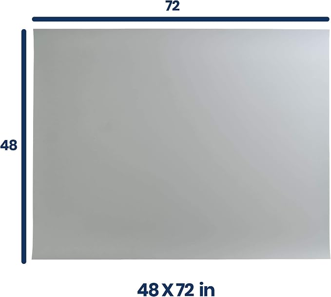 Pacific Arc Vinyl Board Cover. Self Healing and Stain Resistant Gray/White Sheet - Image 2