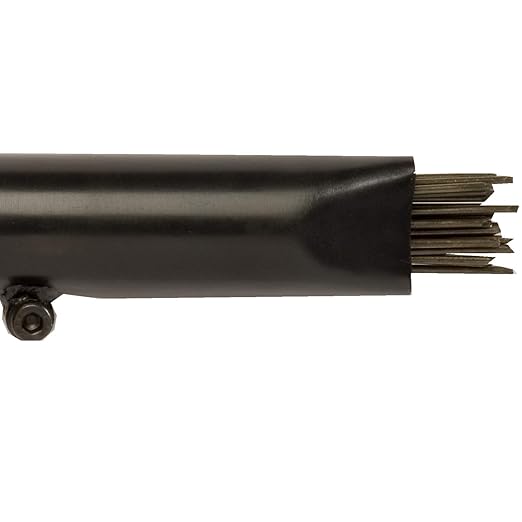 CS Unitec | 2B Needle Scaler with Vacuum Shroud Basic Kit | 19 Needle Air Chisel | 6 Sets | Professional Grade Inline Grip | Air Power 5.5 CFM - 121.2099 VS Basic Kit