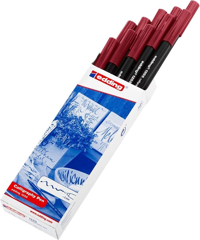 edding Fibers e-1255 Calligraphy Pencils, tip 2 mm - Image 2