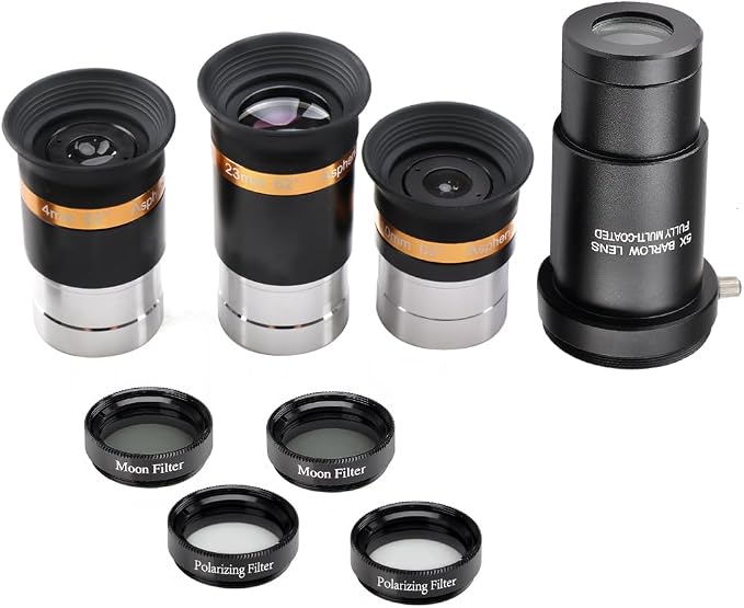 62° Aspheric Eyepiece Set, 1.25" by STARBOOSA