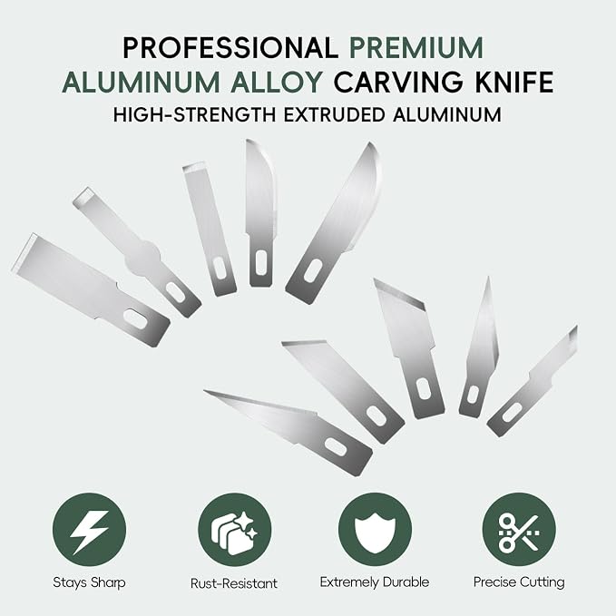 16 Pcs Professional Craft Knife Set, Precision Craft Knife - Image 2