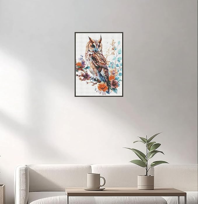 Naykow Floral Owl Diamond Painting Kits - Image 4