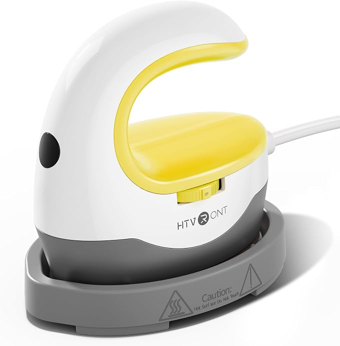 HTVRONT Heat Press Mini Heat Press Machine, Small Heat Press Portable Iron by HTVRONT