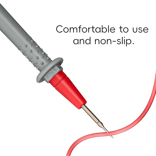 Goupchn Multimeter Test Leads Kit with Push On Alligator Clips Stackable Banana Plug to Test Hook Cable Set for Electrical Testing 1000V 10A