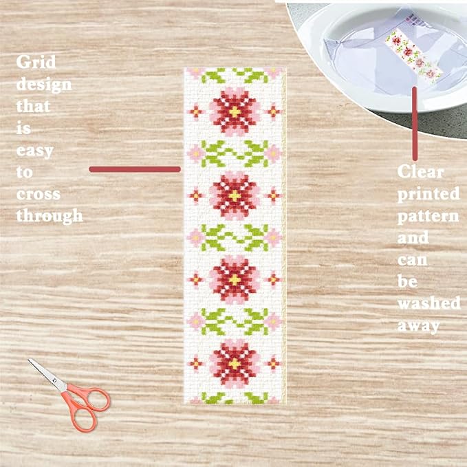FREEBLOSS 6 PCS Cross Stitch Bookmark Kits - Image 3
