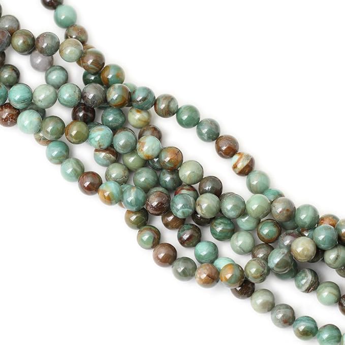 35PCS 10mm Natural Dragon Blood Jade Round Loose Beads Stone Beads - Image 4