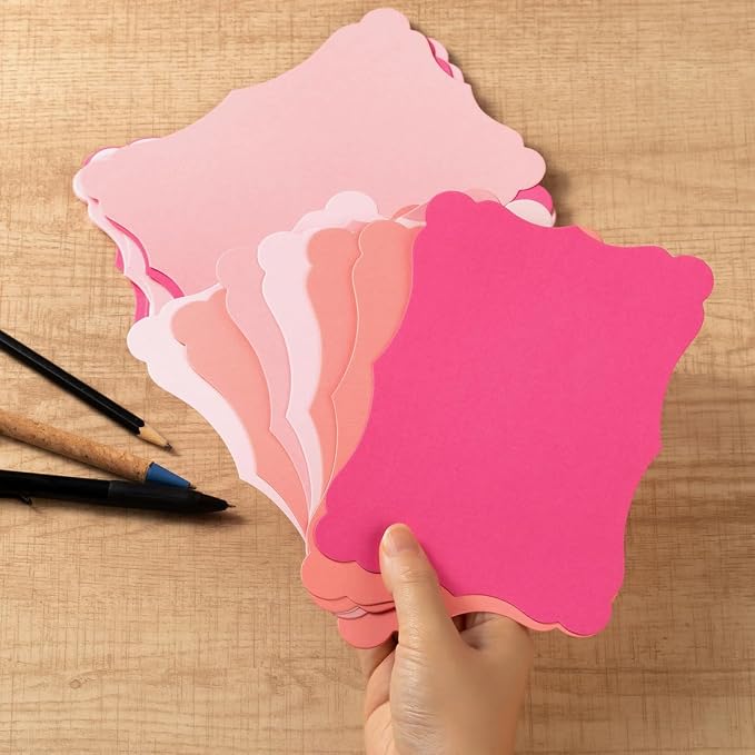 50 Pack Blank Kraft Greeting Cards, 5 Colors, 5x7IN | Thick Cardstock Paper - Image 4