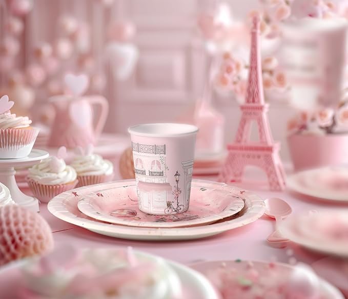 Paris Party Decorations Set - Image 6
