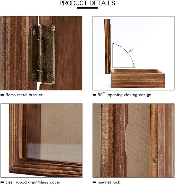 Freezing point Shadow Box Frame 10x10 Shadow Box Display Case - Image 5