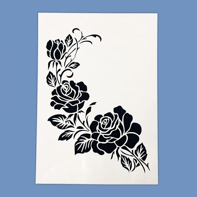 TIAMECH A4 Reusable Flower Stencil - Image 9