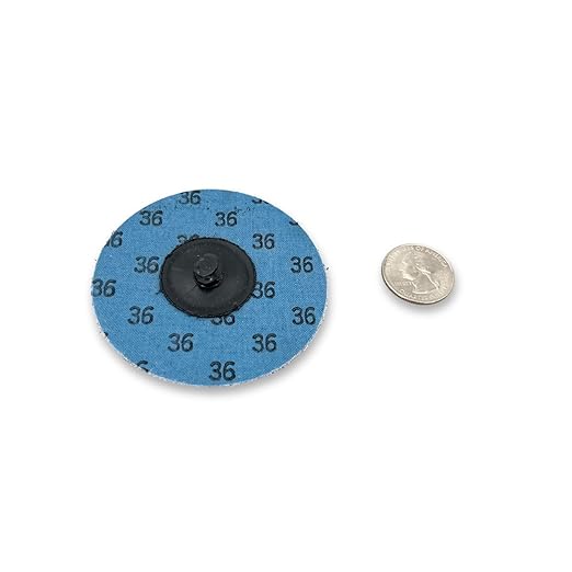 VSM 25-Pack - 3 inch 60 Grit (Medium) - Ceramic Plus Quick-Change Disc with Top-Size, Type R, Tear-Resistant Polyester Backing, Hand-Held Machine Compatible, Durable Abrasive Discs