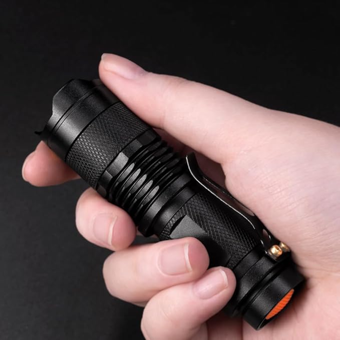High Power 1 Mode Red LED Flashlight, Single Mode Red Flashlight, Night - Image 2