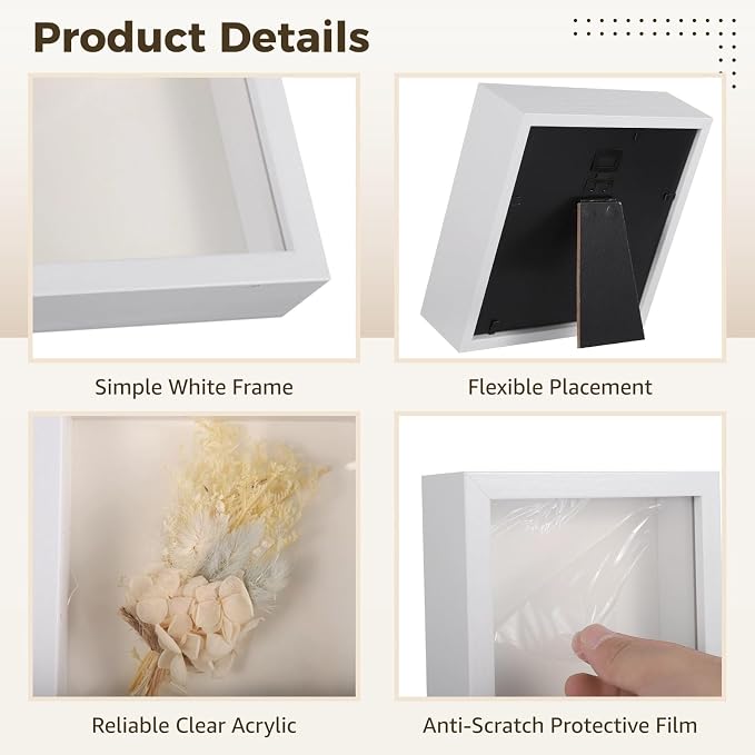 18 PCS Mini Shadow Box Frames - Image 3