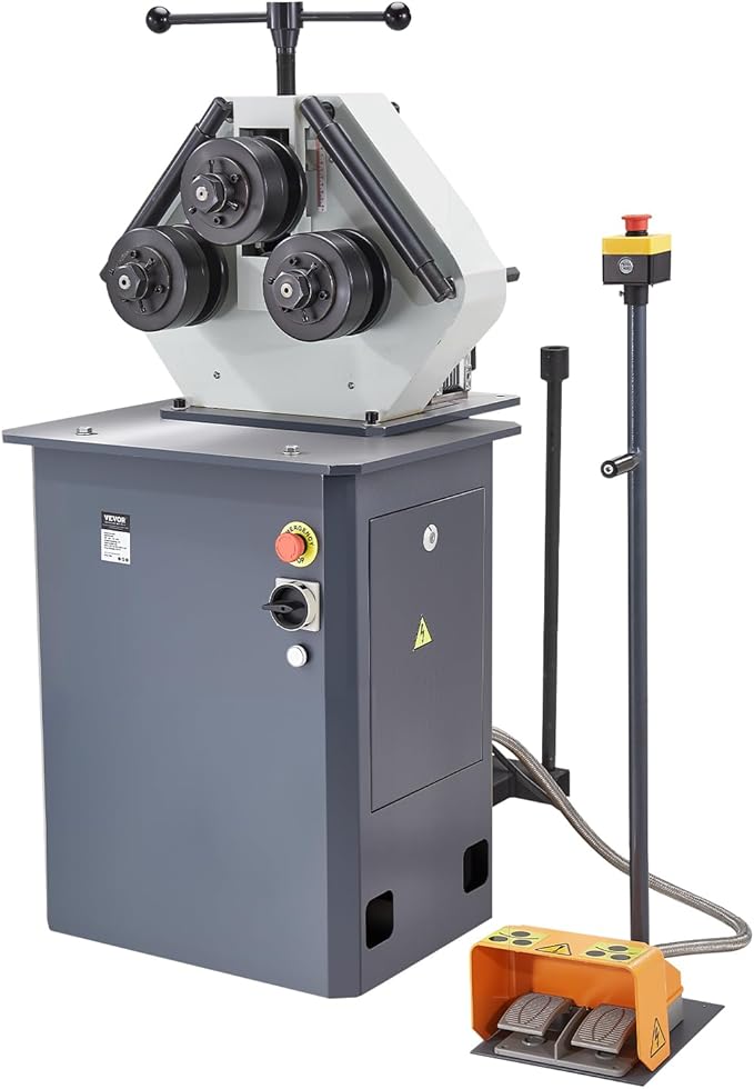 VEVOR 750W Electric Roll Bending Machine, 3-Roller