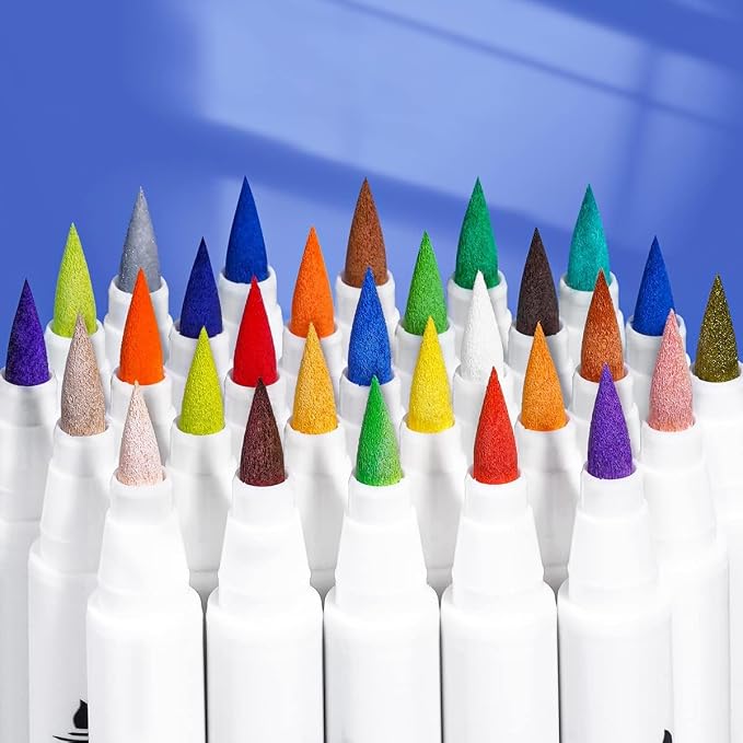 Arrtx 30 Colors Acrylic Paint Pens - Image 4