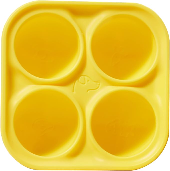 WOOF Pupsicle Treat Tray Mold, Small 10-25 lbs, Silicone Molds by Woof