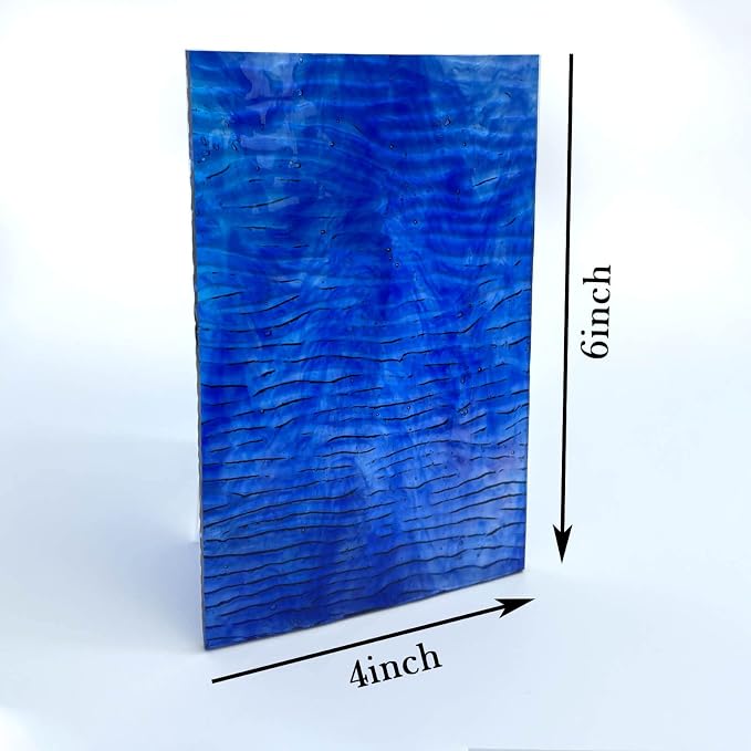 LITMIND 12 Sheets Transparent Textured Stained Glass Variety Pack, 4x6 Inch - Image 5