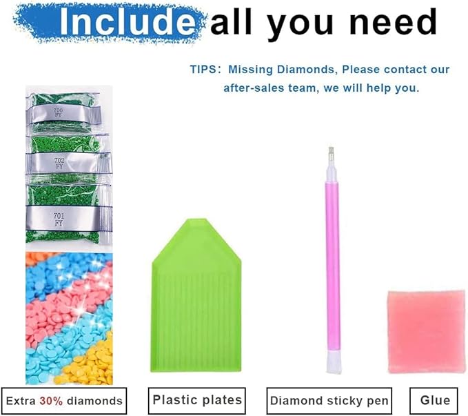 EIBEILI Diamond Painting Kits for Adults, Hydrangea in Glass 5D Diamond Art - Image 5