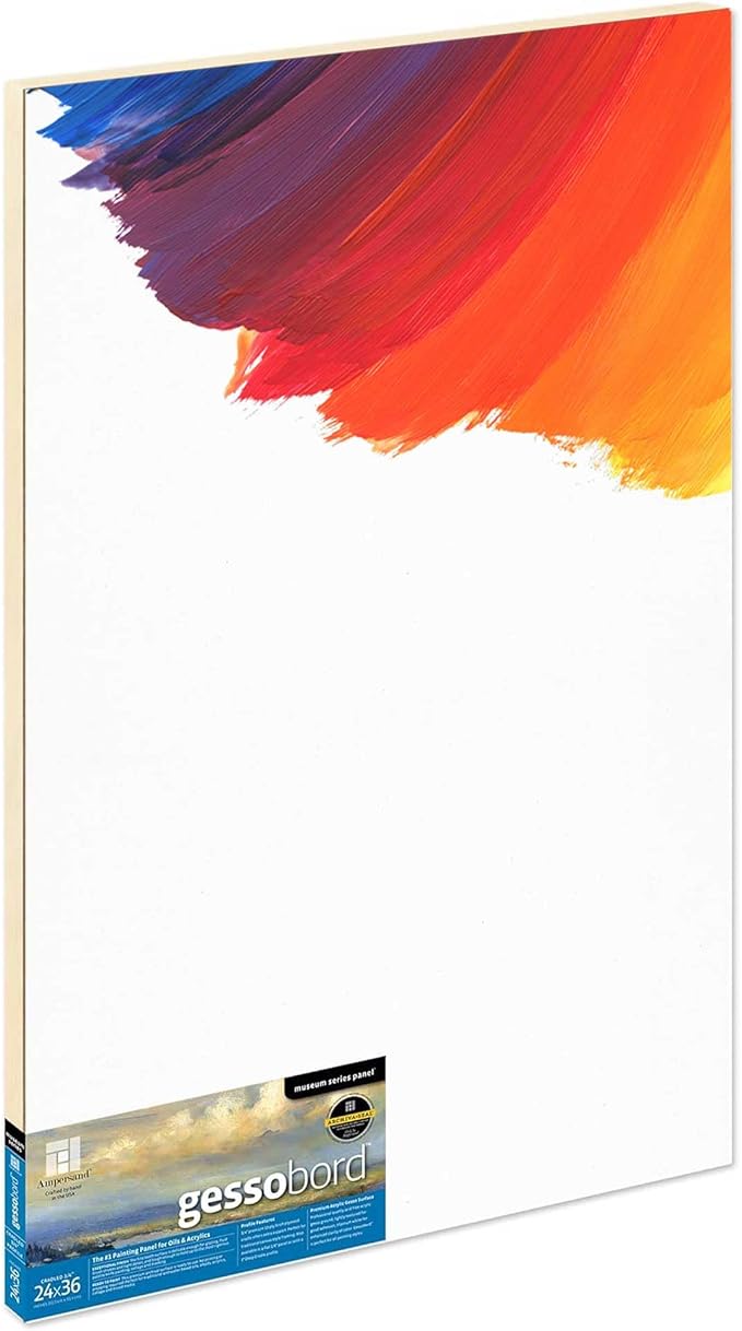 Ampersand Art Supply Museum Series Gessobord | 24x36 | 3/4" Cradled Profile | by AmpersandArtSupply