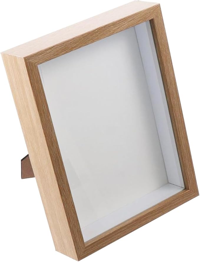Shadow Box Frame, Rectangular Glass Display Case by GIFTHUB