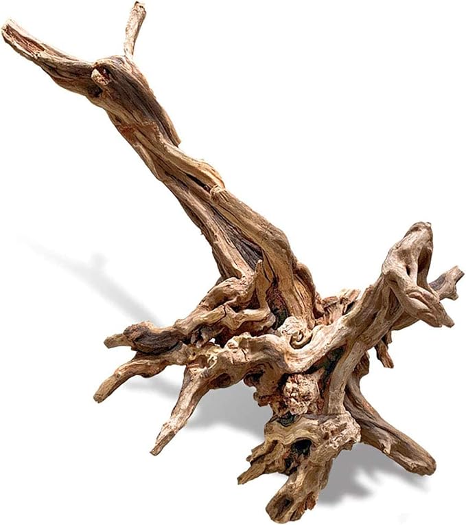 PINVNBY Large Driftwood for Aquarium Fish Tank Decorations Natural Assorted by PINVNBY