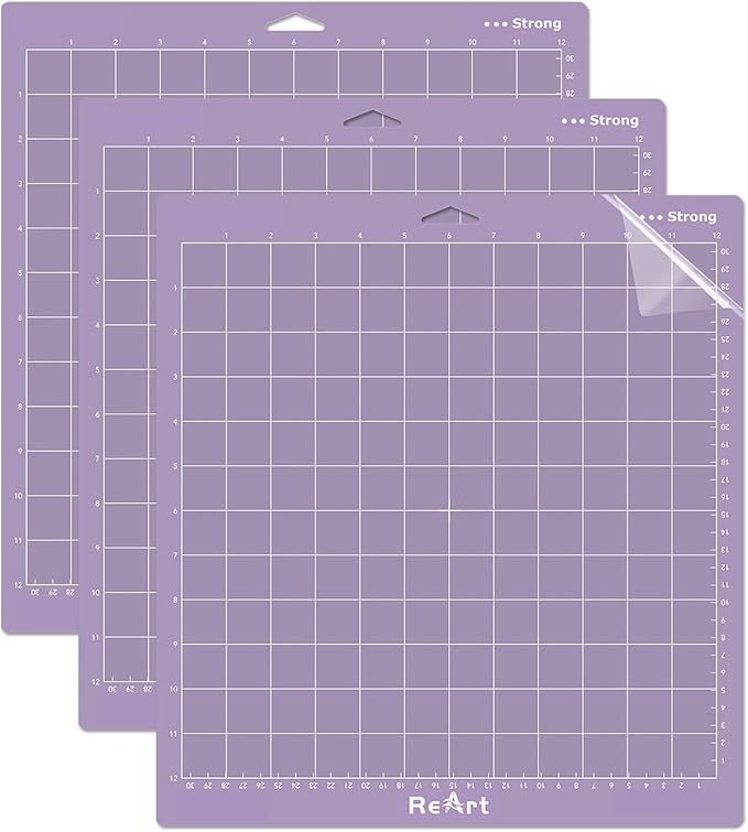 ReArt Strong Grip Cutting Mat 12x12 inch 3 Pack by ReArt