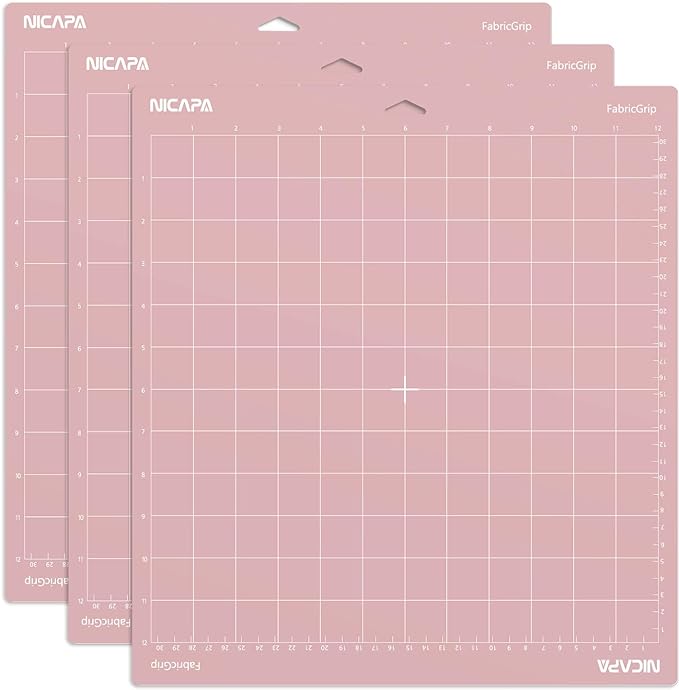 Fabric Grip Cutting Mat for Cricut Maker 3/Maker/Explore 3/Air 2/Air/One Fabric by NICAPA